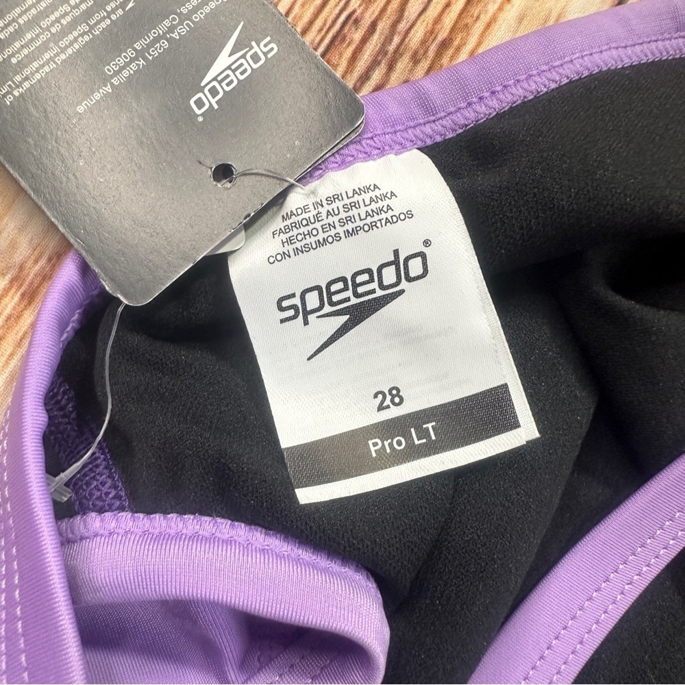 Speedo Girls Youth Swimsuit One Piece Size 28 - Picture 8 of 11
